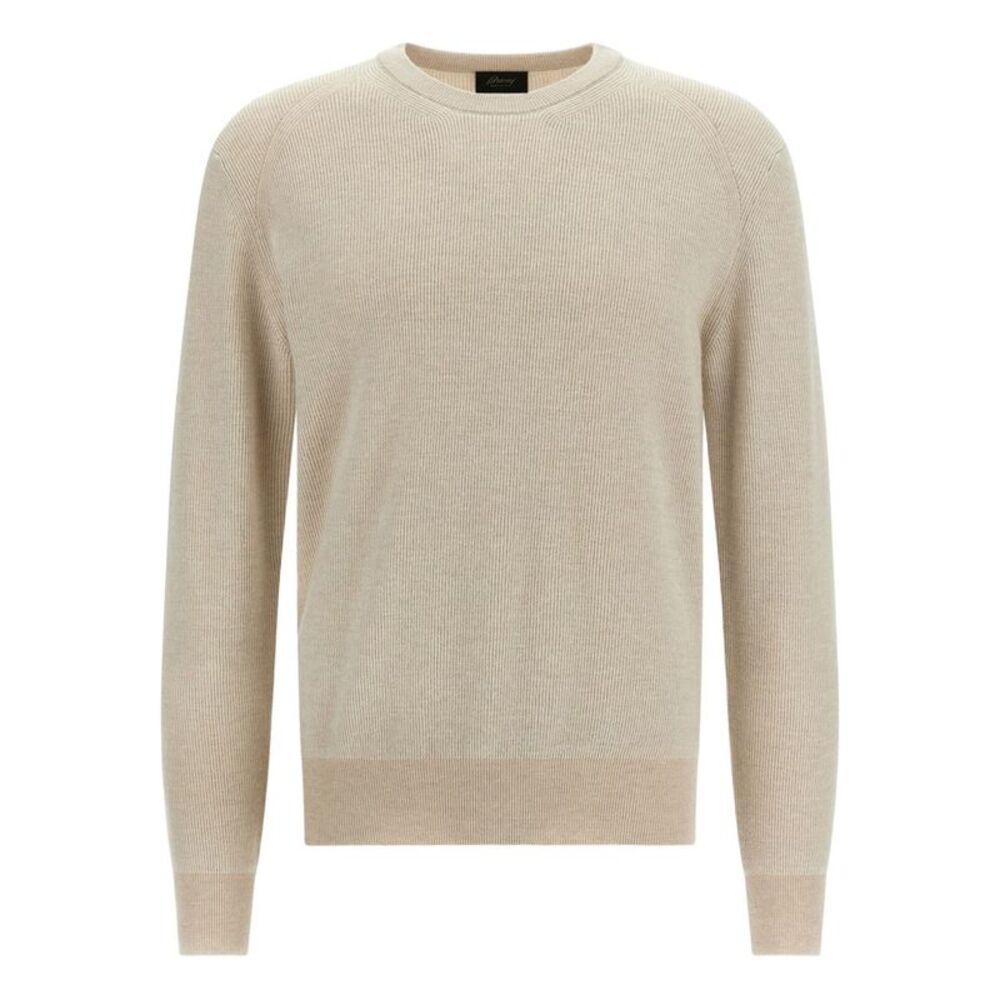 Brioni Men Cashmere And Wool Crewneck Sweater
